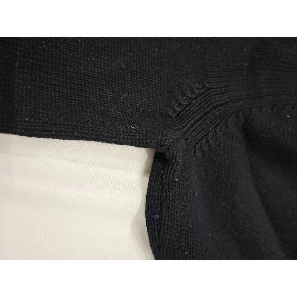 Gucci V-Neck Knit Sweater Leopard Embroidery Italy Size XXL